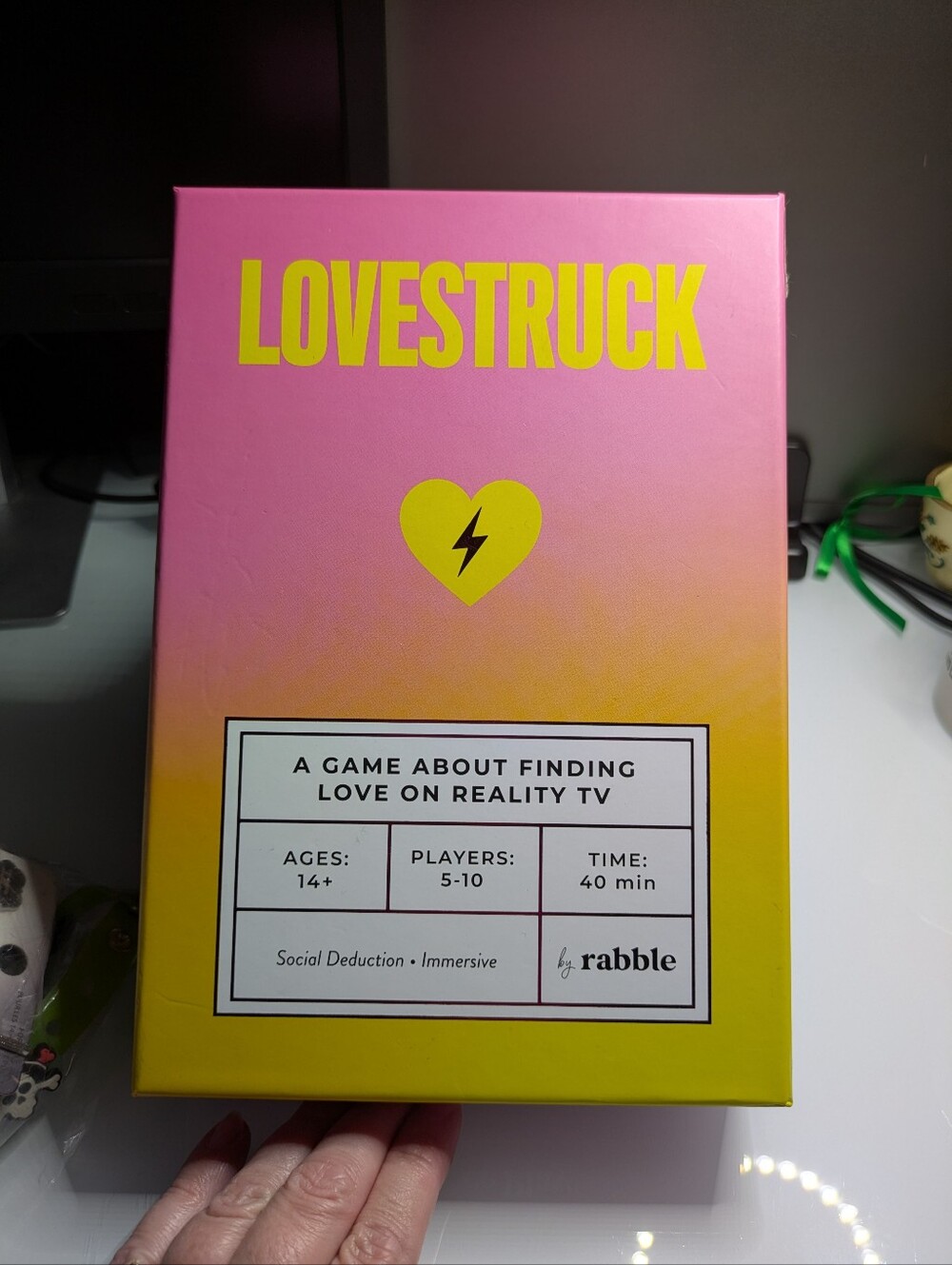Lovestruck Board Game by Rabble - Reality TV Social Deduction Party Game